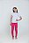 CALÇA LEGGING DE RIBANA INFANTIL PARA MENINAS 1 AO 14 ANOS - PINK - Imagem 1