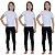 KIT DE 3 CALÇAS LEGGING DE RIBANA INFANTIL PARA MENINAS 1 AO 14 ANOS - 3 PRETAS - Imagem 1
