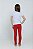 KIT DE 3 CALÇAS LEGGING DE RIBANA INFANTIL PARA MENINAS 1 AO 14 ANOS - 3 VERMELHAS - Imagem 3