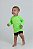 BLUSA INFANTIL COM PROTEÇÃO SOLAR UV50 MODA PRAIA - VERDE NEON - Imagem 2