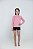 KIT 2 BLUSAS INFANTIL COM PROTEÇÃO SOLAR UV50 MODA PRAIA - ROSA CLARO E PRETO - Imagem 3
