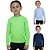KIT 3 BLUSAS INFANTIL COM PROTEÇÃO SOLAR UV50 MODA PRAIA - AZUL BEBÊ, VERDE NEON, MARINHO - Imagem 1