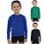 KIT 3 BLUSAS INFANTIL COM PROTEÇÃO SOLAR UV50 MODA PRAIA - PRETO, VERDE BANDEIRA, AZUL ROYAL - Imagem 1