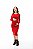 VESTIDO MIDI FEMININO MANGA LONGA COM ABERTURA PARA AMAMENTAÇÃO VERMELHO - Imagem 1