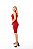 VESTIDO MIDI FEMININO GOLA ALTA SEM MANGA COM ABERTURA PARA AMAMENTAÇÃO VERMELHO - Imagem 3