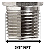 Adaptador Niple Inox JIC 6 (9/16"UNF) X 3/8" NPT - Imagem 3