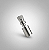 TERMINAL INOX FG JIC 4 (7/16"UNF) X MANGUEIRA 1/4" - Imagem 1