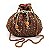 Bolsa saco arredondada com detalhes em paetês e miçangas - Imagem 1
