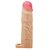 CAPA PENIANA EXTENSORA EM CYBERSKIN 19,5CM COM AUMENTO DE 7,6CM E ANEL RETARDADOR GERD - Imagem 2