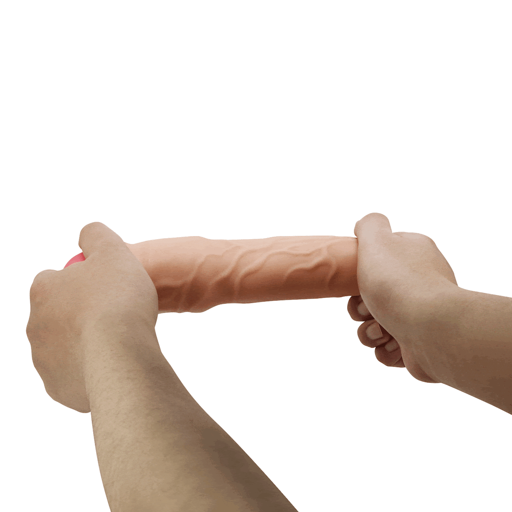 CAPA PENIANA EXTENSORA EM CYBERSKIN 19,5CM COM AUMENTO DE 7,6CM E ANEL RETARDADOR GERD - Imagem 3