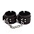 KIT LUXUOSO COM ALGEMAS E VENDA PRETO E VERMELHO BONDAGE SI - Imagem 2