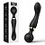 VIBRADOR RECARREGÁVEL DUPLA ESTIMULAÇÃO COM 20 MODOS E 8 NÍVEIS DE VELOCIDADES MASSAGE STICK PRETO - Imagem 1