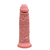 PRÓTESE REALÍSTICA EM SILICONE 14 X 3,4CM BEGE PRAZER E CIA - Imagem 1