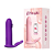 VIBRADOR RECARREGÁVEL CONTROLADO POR APLICATIVO WIRELESS COM 10 MODOS LITTLE GIRL ROXO - Imagem 1