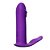 VIBRADOR DUPLO COM 10 MODOS DE VIBRAÇÕES RECARREGÁVEL CONTROLADO POR APLICATIVO LITTLE GIRL CORES - Imagem 2