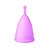 KIT COM 2 COLETORES MENSTRUAIS DE SILICONE AVELUDADO SI CORES - Imagem 4