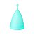 KIT COM 2 COLETORES MENSTRUAIS DE SILICONE AVELUDADO SI CORES - Imagem 2