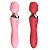 VIBRADOR VARINHA MÁGICA 12 MODOS DE VIBRAÇÕES EM AMBOS OS LADOS E FUNÇÃO DE AQUECIMENTO RECARREGÁVEL SAGAN CORES - Imagem 1