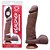 PRÓTESE ULTRA REALÍSTICA EJACULADORA 17 X 4,5CM COM ESCROTO E VENTOSA REAL DICK - Imagem 1