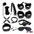 KIT SADO LUXUOSO COM 11 ACESSÓRIOS BONDAGE SI CORES - Imagem 1