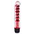 VIBRADOR PÊNIS EM JELLY TRANSLÚCIDO 15,5CM MULTIVELOCIDADES VERMELHO - Imagem 1