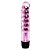 VIBRADOR PÊNIS EM JELLY TRANSLÚCIDO 15,5CM MULTIVELOCIDADES ROSA - Imagem 1