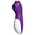 VIBRADOR PULSADOR COM 10 MODOS MASSAGEADORES EM FORMA DE URSO SUCKING BEAR ROXO - Imagem 2