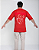 Camiseta oversized Amor que pensa vermelha - Imagem 5