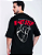 Camiseta Oversized Amor que pensa preta - Imagem 3