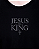 Camiseta Unissex Jesus is King Preta - Imagem 4
