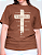 Camiseta Unissex A Sua Cruz Mocca Mousse - Imagem 7