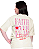Camiseta Feminina Max Faith Over Fear Off-white - Imagem 1