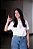 Camiseta Unissex Handerson Off-white - Imagem 1
