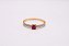 ANEL OURO AMARELO DIAMANTES E RUBI - Imagem 1