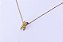 Pingente ouro amarelo borboleta com diamantes - Imagem 3