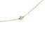 Pulseira ouro amarelo love duplo com zircônia 14,5cm - Imagem 1
