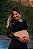 Conjunto para ensaio de gestante cropped em renda - Imagem 2