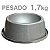 Comedouro Pesado P 450ml com Concreto 1,7kg - Pequeno - Imagem 1