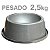 Comedouro Pesado M 850ml com Concreto 2,5kg - Imagem 1