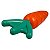 Brinquedo Mordedor Cenoura e Graveto Buddy Toys - Queridinhos - Nylon resistente - Imagem 8