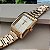 Relógio Mondaine Feminino Dourado Quadrado 32417LPMVDE1 - Imagem 2