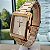 Relógio Mondaine Feminino Dourado Quadrado 32417LPMVDE1 - Imagem 1