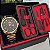 Relógio Technos Masculino Militar Prata 2117LFGK1P kit Manicure - Imagem 1