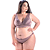 02111 - Conjunto Plus Size Lycra / Renda - Imagem 1