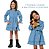 Vestido Jeans Manga Longa Infantil Mania Kids - Imagem 1