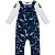 Jardineira Bebê Moletom + Body em Cotton Kyly - Imagem 1