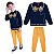 Conjunto Infantil Moletom Pelúciado Masculino Kyly - Imagem 1