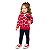 Conjunto Infantil Feminino Casaco Moletom + Legging Kyly - Imagem 2