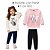 Conjunto Moletom Pelúciado Infantil Feminino com Paetê e Pelo Kyly - Imagem 1