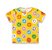Camiseta Infantil Manga Curta Estampa Feliz - Imagem 2